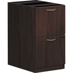 HON Foundation Pedestal File, 15.42w x 20.41d x 27.83h, File/File, Mahogany View Product Image