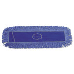 Boardwalk Dust Mop Head, Cotton/Synthetic Blend, 36 x 5, Looped-End, Blue View Product Image