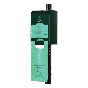 Poopy Pouch Imperial Pet Waste Bag Dispenser, Holds 800 Poopy Pouch Tie Handle Pet Waste Bags, Hunter Green View Product Image