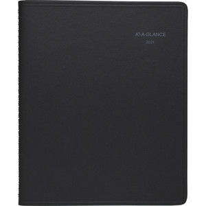 AT-A-GLANCE QuickNotes Weekly/Monthly Appointment Book, 10 x 8, Black, 2021 View Product Image