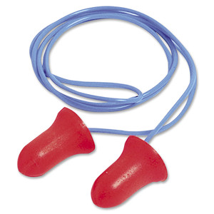Howard Leight by Honeywell MAX-30 Single-Use Earplugs, Corded, 33NRR, Coral, 100 Pairs View Product Image