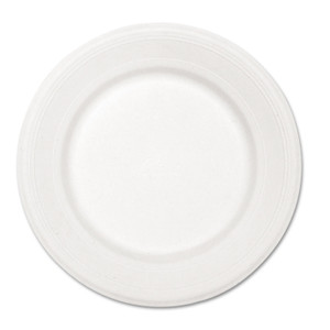 Chinet Paper Dinnerware, Plate, 10 1/2" dia, White, 500/Carton View Product Image