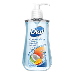 Dial Liquid Hand Soap, 7 1/2 oz Pump Bottle, Coconut Water and Mango,12/Carton View Product Image