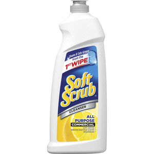 Soft Scrub All Purpose Cleanser Commercial Lemon Scent 36oz, 6/Carton View Product Image