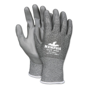 MCR Safety Memphis Cut Pro 92728PU Glove, Black/White/Gray, Medium, Dozen View Product Image