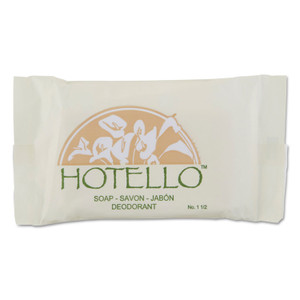 Hotello Bar Soap, # 1 1/2 , Individually Wrapped, 500/Carton View Product Image