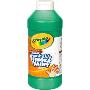 Crayola Washable Fingerpaint, Green, 16 oz View Product Image