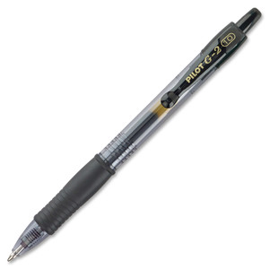 Pilot G2 Premium Retractable Gel Pen, Bold 1 mm, Black Ink, Smoke Barrel, Dozen View Product Image