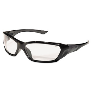 MCR Safety ForceFlex Safety Glasses, Black Frame, Clear Lens View Product Image