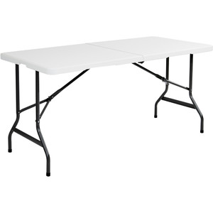 Iceberg IndestrucTables Too 1200 Series Bi-Fold Table, 60w x 30d x 29h, Platinum View Product Image