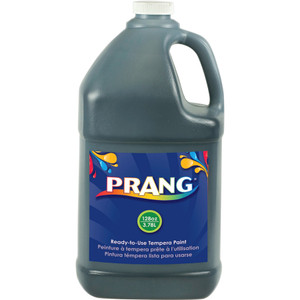 Prang Ready-to-Use Tempera Paint, Black, 1 gal View Product Image