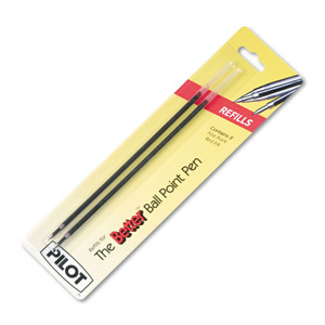 Pilot Refill for Pilot Better, BetterGrip, EasyTouch and CAMO Ballpoint Pens, Fine Point, Red Ink, 2/Pack View Product Image