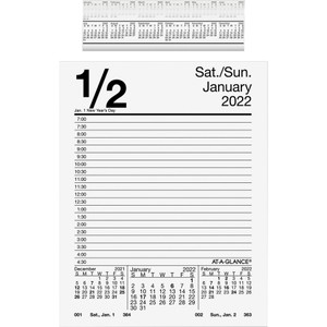 AT-A-GLANCE Pad Style Desk Calendar Refill, 5 x 8, 2022 View Product Image