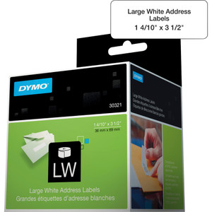 DYMO LabelWriter Address Labels, 1.4" x 3.5", White, 260 Labels/Roll, 2 Rolls/Pack View Product Image