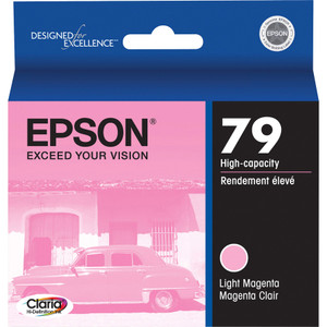 Epson T079620 (79) Claria High-Yield Ink, 810 Page-Yield, Light Magenta View Product Image