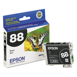 Epson T088120S (88) Ink, Black View Product Image