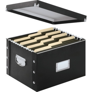 Snap-N-Store File Box, Letter/Legal Files, 16.25" x 9.75" x 13.25", Black View Product Image