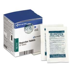 First Aid Only Over the Counter Pain Relief Medication for First Aid Cabinet, 20 Tablets View Product Image