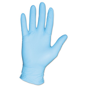 Impact Pro-Guard Disposable Powder-Free General-Purpose Nitrile Gloves, Blue, X-Large, 100/Box, 10 Boxes/Carton View Product Image