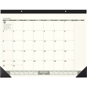 AT-A-GLANCE Recycled Monthly Desk Pad, 22 x 17, 2021 View Product Image