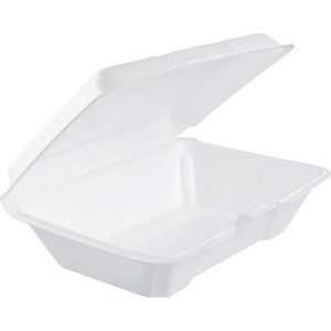 Dart Carryout Food Container, Foam, 1-Comp, 9 3/10 x 6 2/5 x 2 9/10, 200/Carton View Product Image