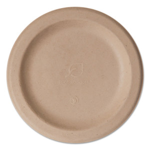 Eco-Products Wheat Straw Dinnerware, Plate, 6" Diameter, 1000/Carton View Product Image