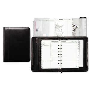 Day-Timer Aristo Bonded Leather Starter Set, 8 1/2 x 5 1/2, Black View Product Image