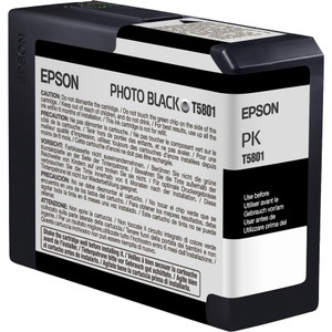 Epson T580100 UltraChrome K3 Ink, Photo Black View Product Image