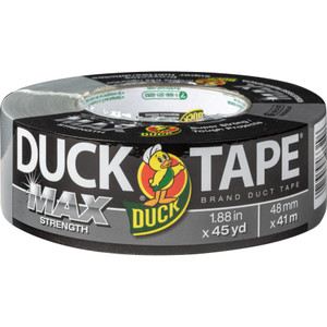 Duck MAX Duct Tape, 3" Core, 1.88" x 45 yds, Silver View Product Image