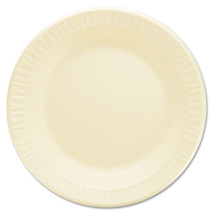 Dart Quiet Classic Laminated Foam Dinnerware, Plate, 9" dia, Honey, 500/Carton View Product Image