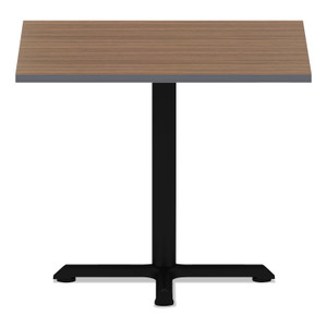 Alera Reversible Laminate Table Top, Square, 35 3/8w x 35 3/8d, Espresso/Walnut View Product Image