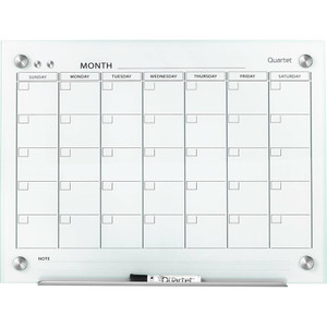 Quartet Infinity Magnetic Glass Calendar Board, 24 x 18 View Product Image