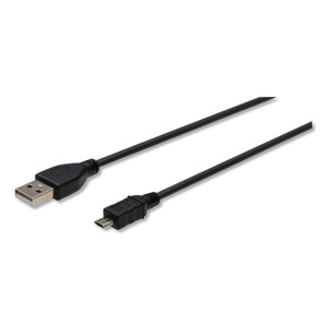 Innovera USB to Micro USB Cable, 3ft, Black View Product Image