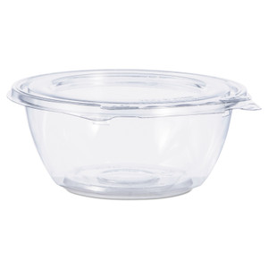 Dart Tamper-Resistant, Tamper-Evident Bowls with Flat Lid, 12 oz, Clear, 240/Carton View Product Image