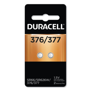 Duracell Button Cell Battery, 376/377, 1.5 V, 2/Pack View Product Image