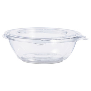 Dart Tamper-Resistant, Tamper-Evident Bowls with Flat Lid, 8 oz, Clear, 240/Carton View Product Image