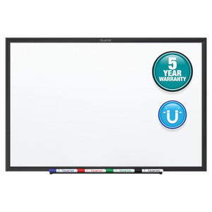 Quartet Classic Series Nano-Clean Dry Erase Board, 72 x 48, Black Aluminum Frame View Product Image