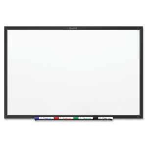 Quartet Classic Series Nano-Clean Dry Erase Board, 24 x 18, Black Aluminum Frame View Product Image
