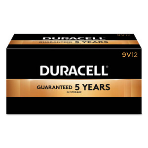 Duracell CopperTop Alkaline 9V Batteries, 12/Box View Product Image