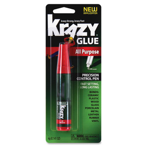 Krazy Glue All Purpose Krazy Glue, 0.14 oz, Dries Clear View Product Image