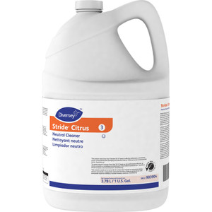 Diversey Stride Neutral Cleaner, Citrus, 1 gal, 4 Bottles/Carton View Product Image