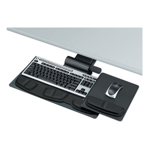 Fellowes Professional Premier Series Adjustable Keyboard Tray, 19w x 10.63d, Black View Product Image