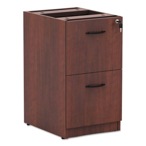 Alera Valencia File/File Drawer Full Pedestal, 15.63w x 20.5d x 28.5h, Medium Cherry View Product Image