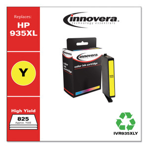 Innovera Remanufactured Yellow High-Yield Ink, Replacement for HP 935XL (C2P26AN), 825 Page-Yield View Product Image