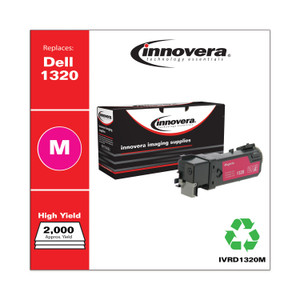 Innovera Remanufactured Magenta High-Yield Toner, Replacement for Dell 1320 (310-9064), 2,000 Page-Yield View Product Image