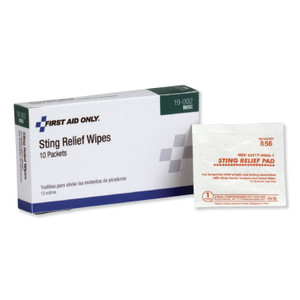 PhysiciansCare by First Aid Only First Aid Sting Relief Pads, 10/Box View Product Image