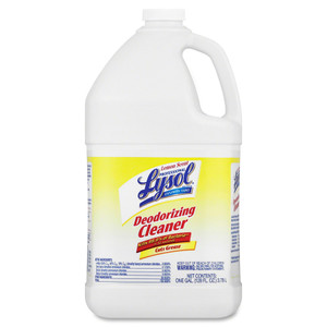 Professional LYSOL Brand Disinfectant Deodorizing Cleaner Concentrate, 1 gal Bottle, Lemon, 4/Carton View Product Image