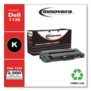 Innovera Remanufactured Black Toner, Replacement for Dell 1130 (330-9523), 2,500 Page-Yield View Product Image