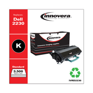 Innovera Remanufactured Black Toner, Replacement for Dell 2230 (330-4130), 3,500 Page-Yield View Product Image