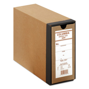 Globe-Weis COLUMBIA Recycled Binding Cases, 2 Rings, 2.5" Capacity, 11 x 8.5, Kraft View Product Image